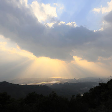 0564 嵩山からの松江市街